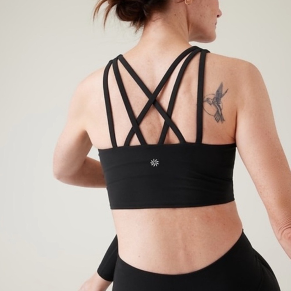 NWT Athleta Conscious Strappy Black Size 1X